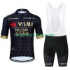 Conjunto Maillot + Culotte Corto con tirantes Visma Lease A Bike Black 2024